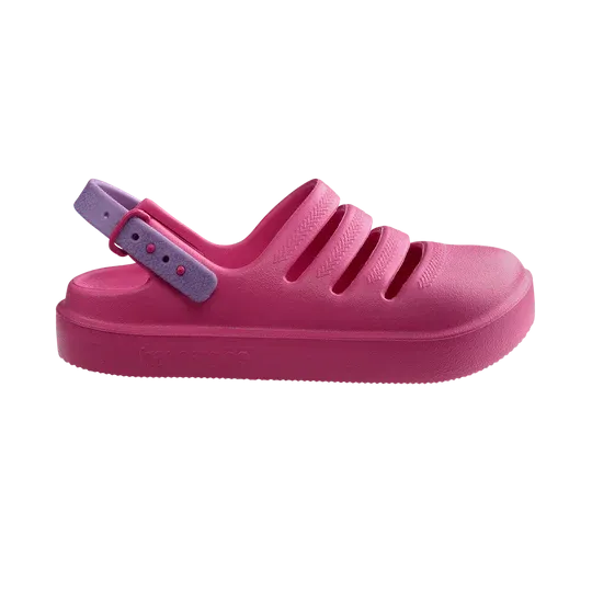 KIDS CLOG PINK FLUX/PRISMA PURPLE