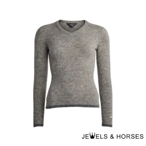 Kingsland KL Azurra Ladies Knitted Sweater - Brown Granite
