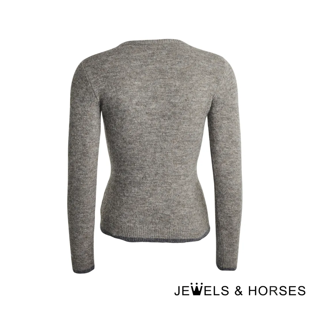 Kingsland KL Azurra Ladies Knitted Sweater - Brown Granite