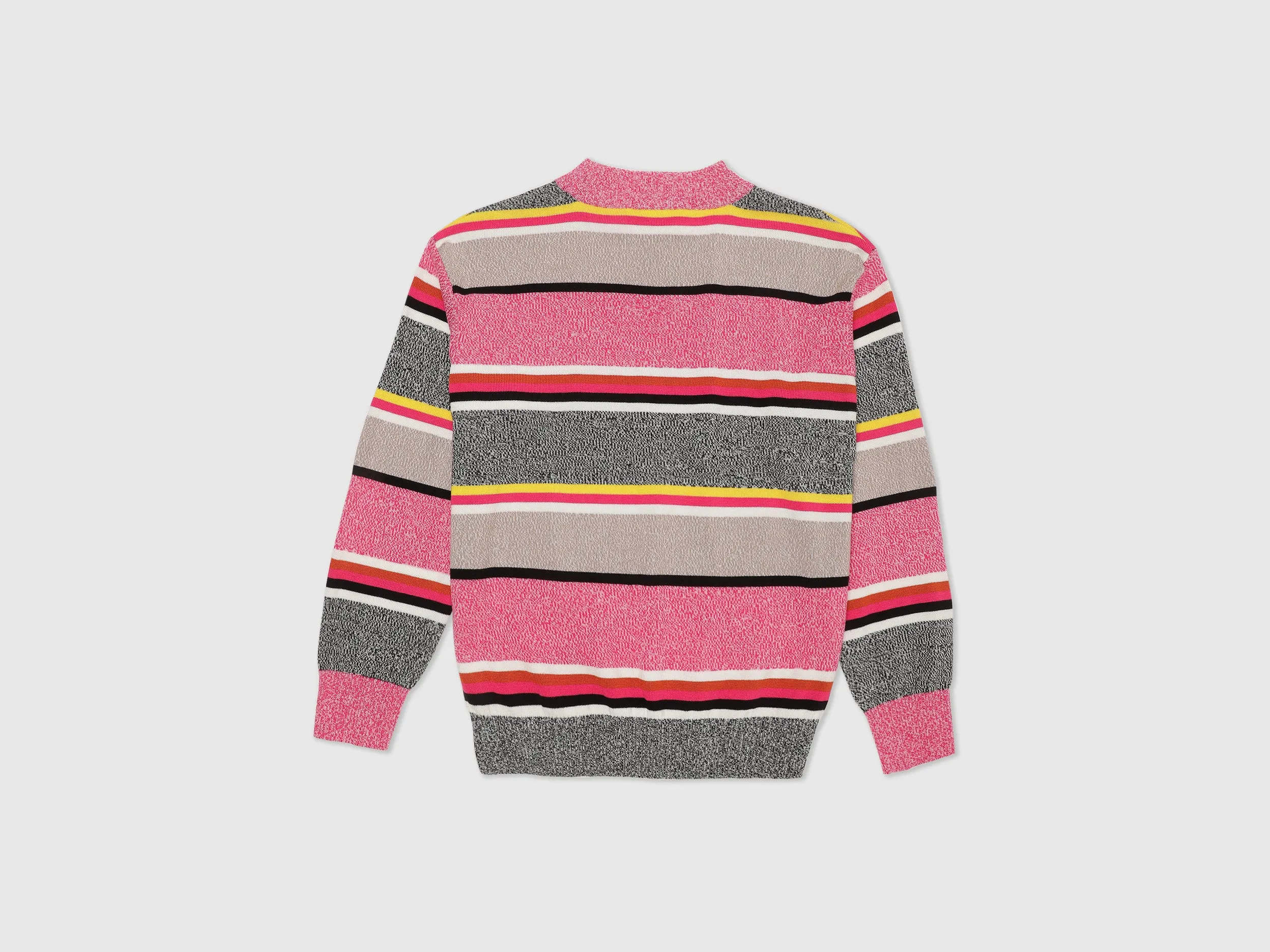 Ladies Long Sleeve Stripe Sweater