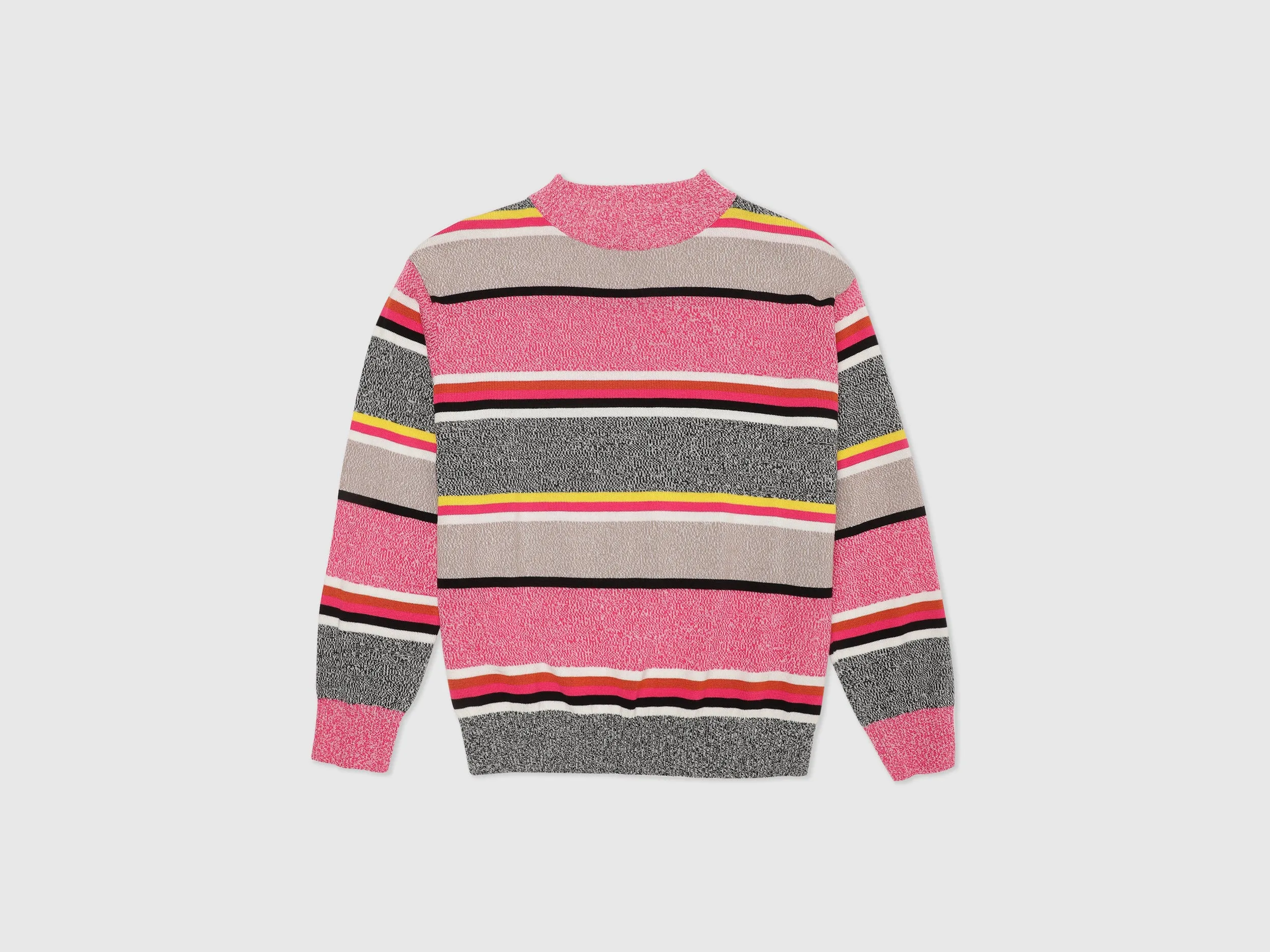 Ladies Long Sleeve Stripe Sweater