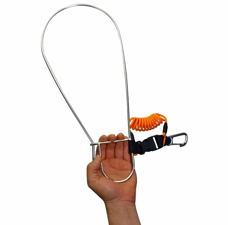 Large Stainless Steel Fish Stringer Loop Scuba Spearfish Kayak Free Dive 16"