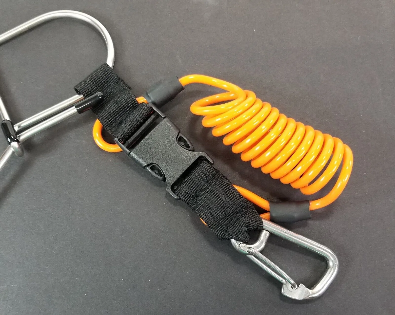 Large Stainless Steel Fish Stringer Loop Scuba Spearfish Kayak Free Dive 16"