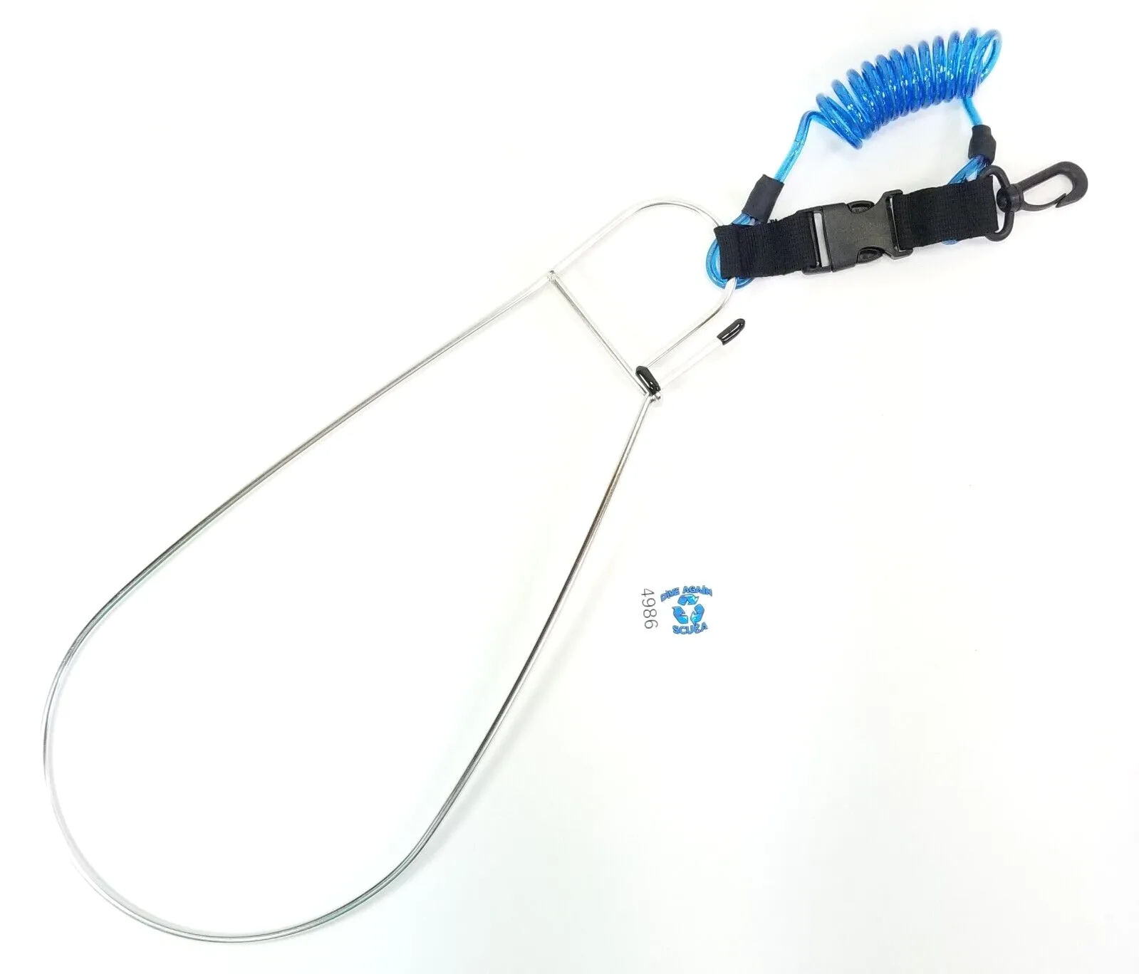 Large Stainless Steel Fish Stringer Loop Scuba Spearfish Kayak Free Dive 16"