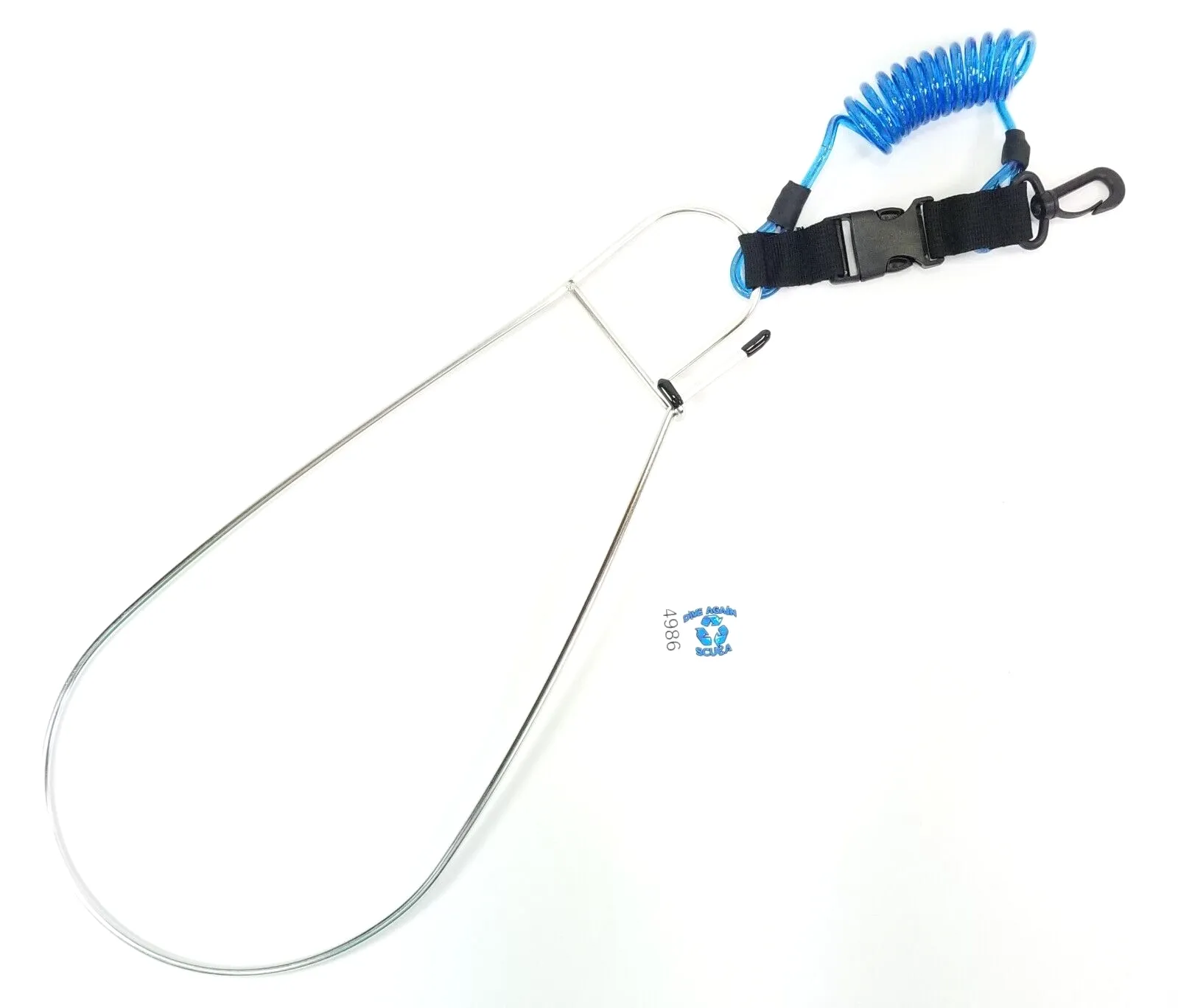 Large Stainless Steel Fish Stringer Loop Scuba Spearfish Kayak Free Dive 16"