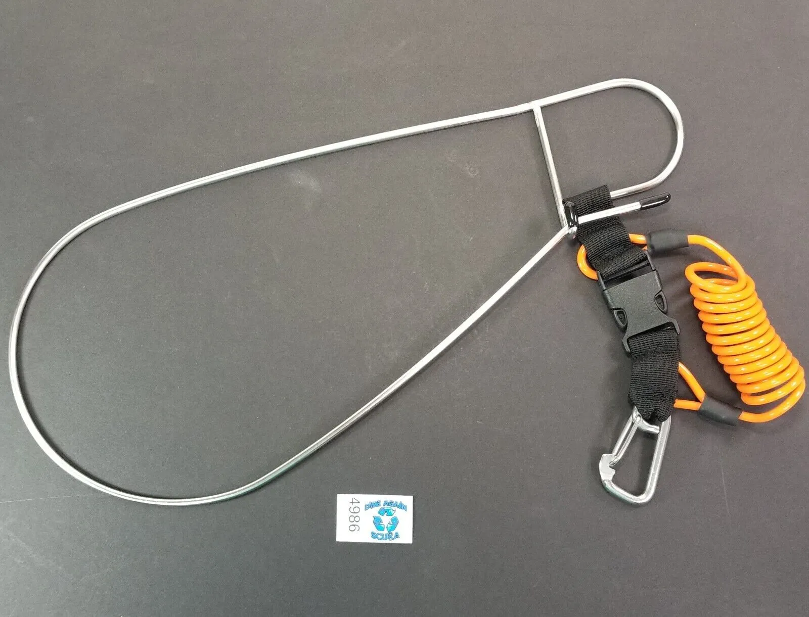 Large Stainless Steel Fish Stringer Loop Scuba Spearfish Kayak Free Dive 16"