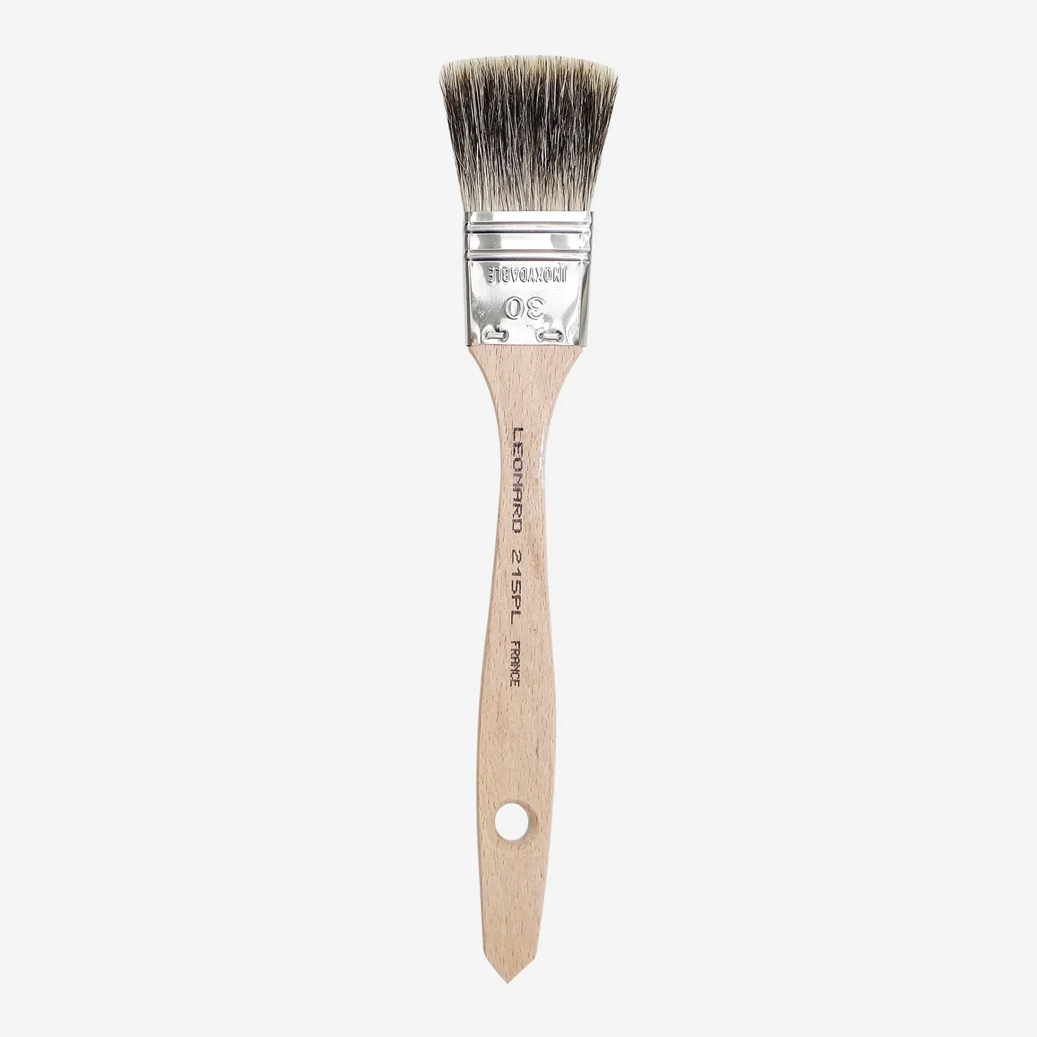 Leonard 215PL Soft Badger Mottler Flat Long Handle