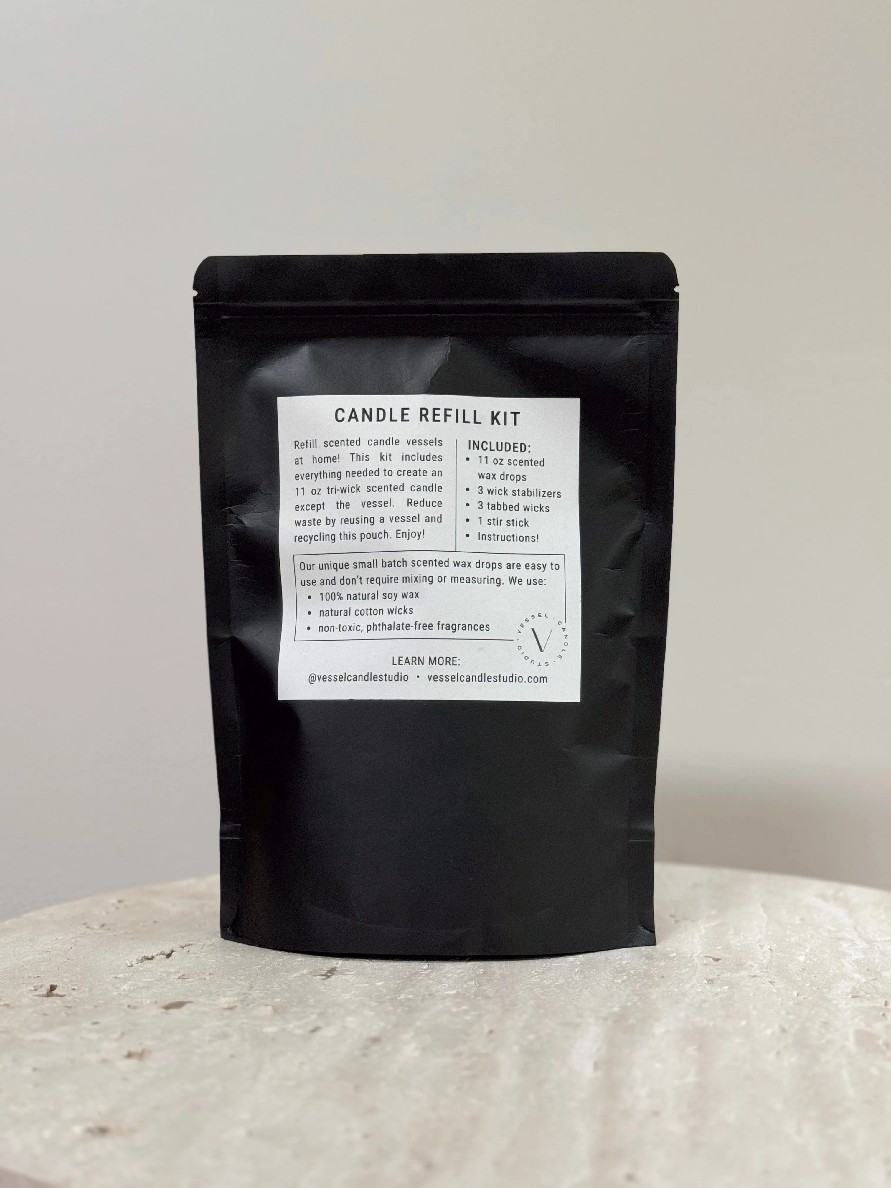Library Candle Refill Kit 12 oz | Canvas
