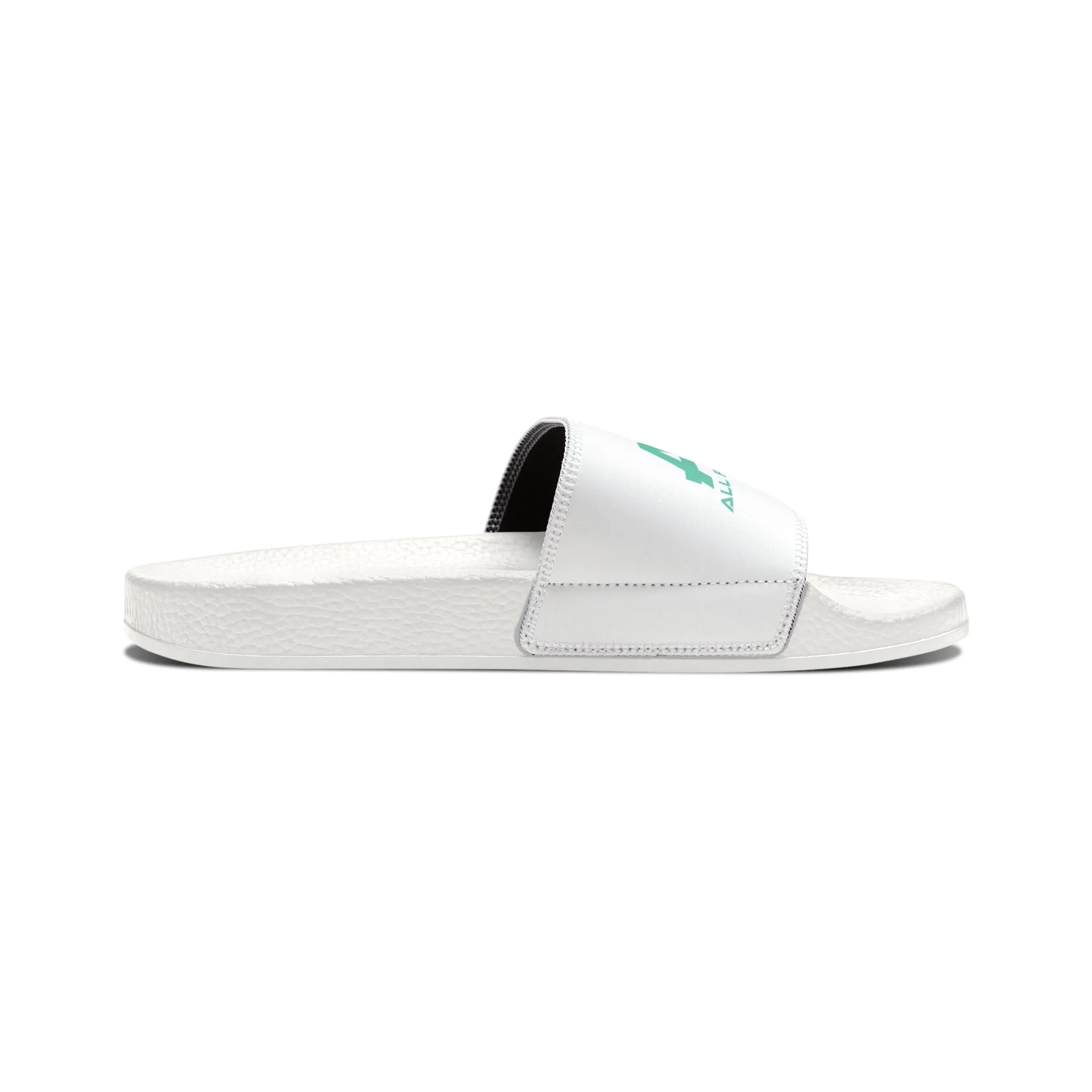 Light Green All Female Athletes Men's PU Slide Sandals