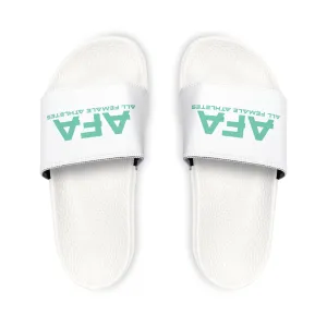 Light Green All Female Athletes Men's PU Slide Sandals