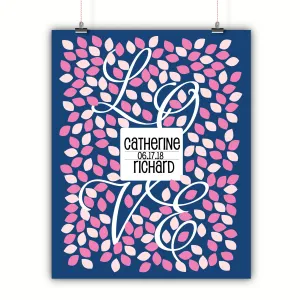 LOVE Vine - 200 Leaves Signatures - Choose Your Colors