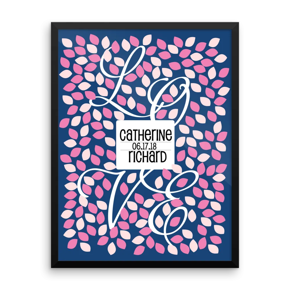 LOVE Vine - 200 Leaves Signatures - Choose Your Colors