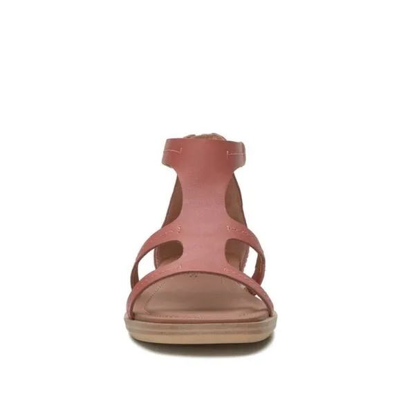Lucky Brand Women’s Nayda Ankle Strap Leather Sandal Cognac size 8 New