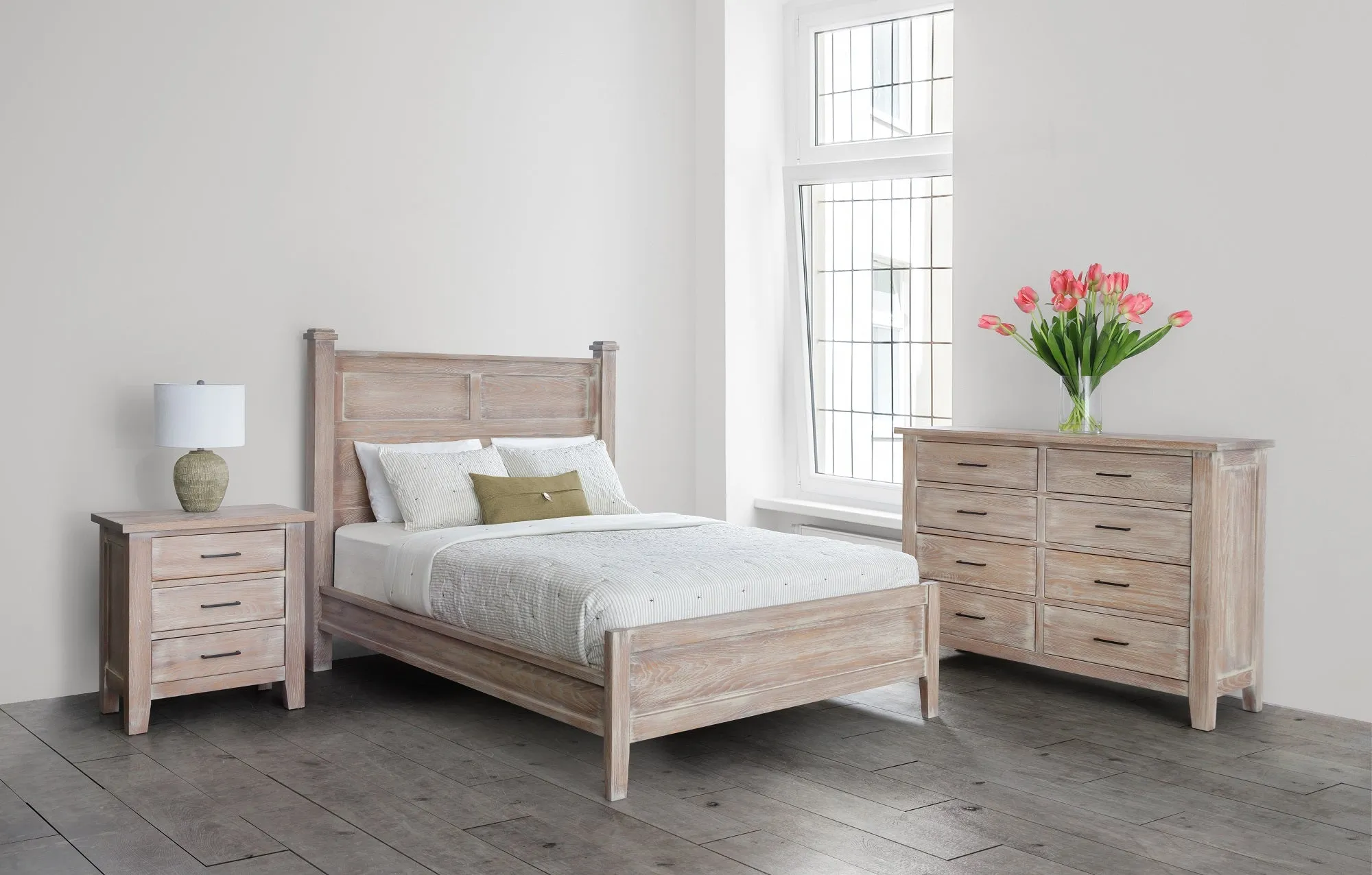MANOR - AMISH HARDWOOD BEDROOM SET