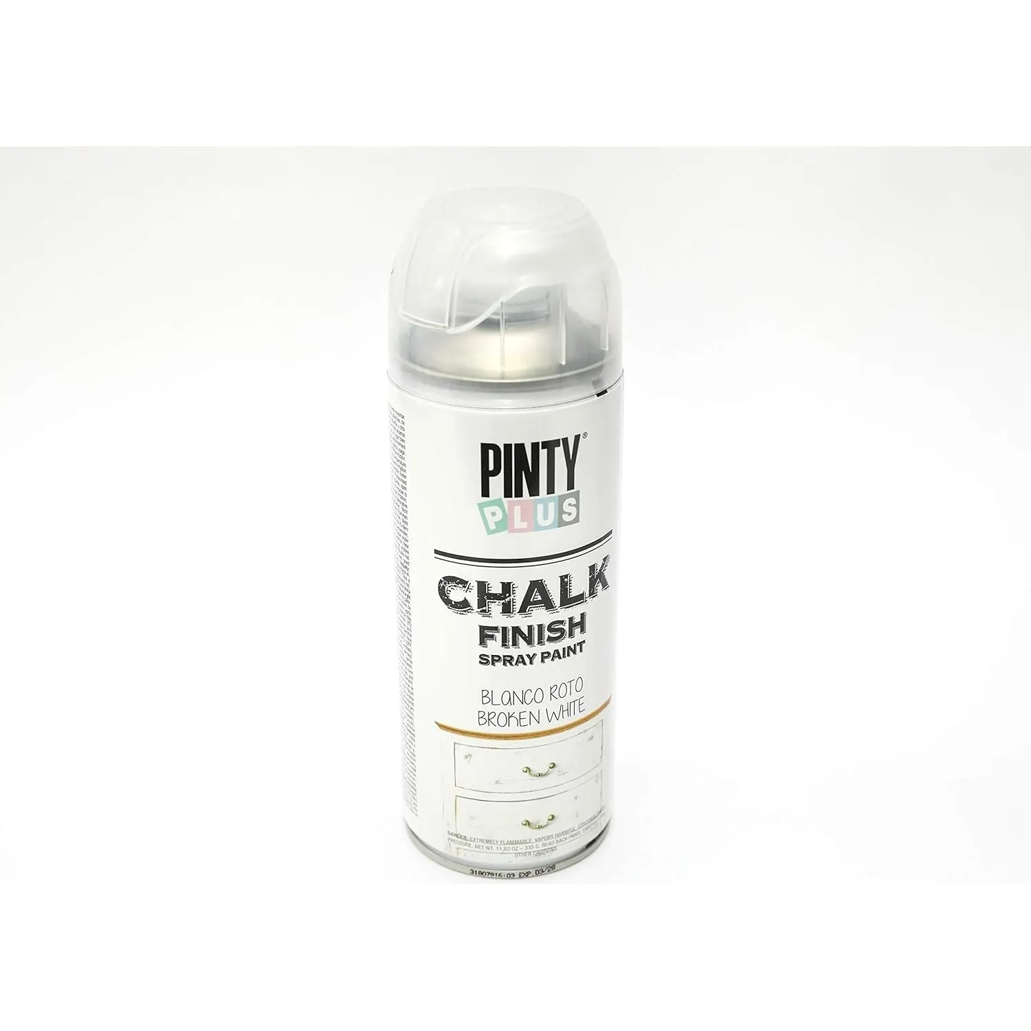Matt White Chalk Finish Spray Paint Pintyplus