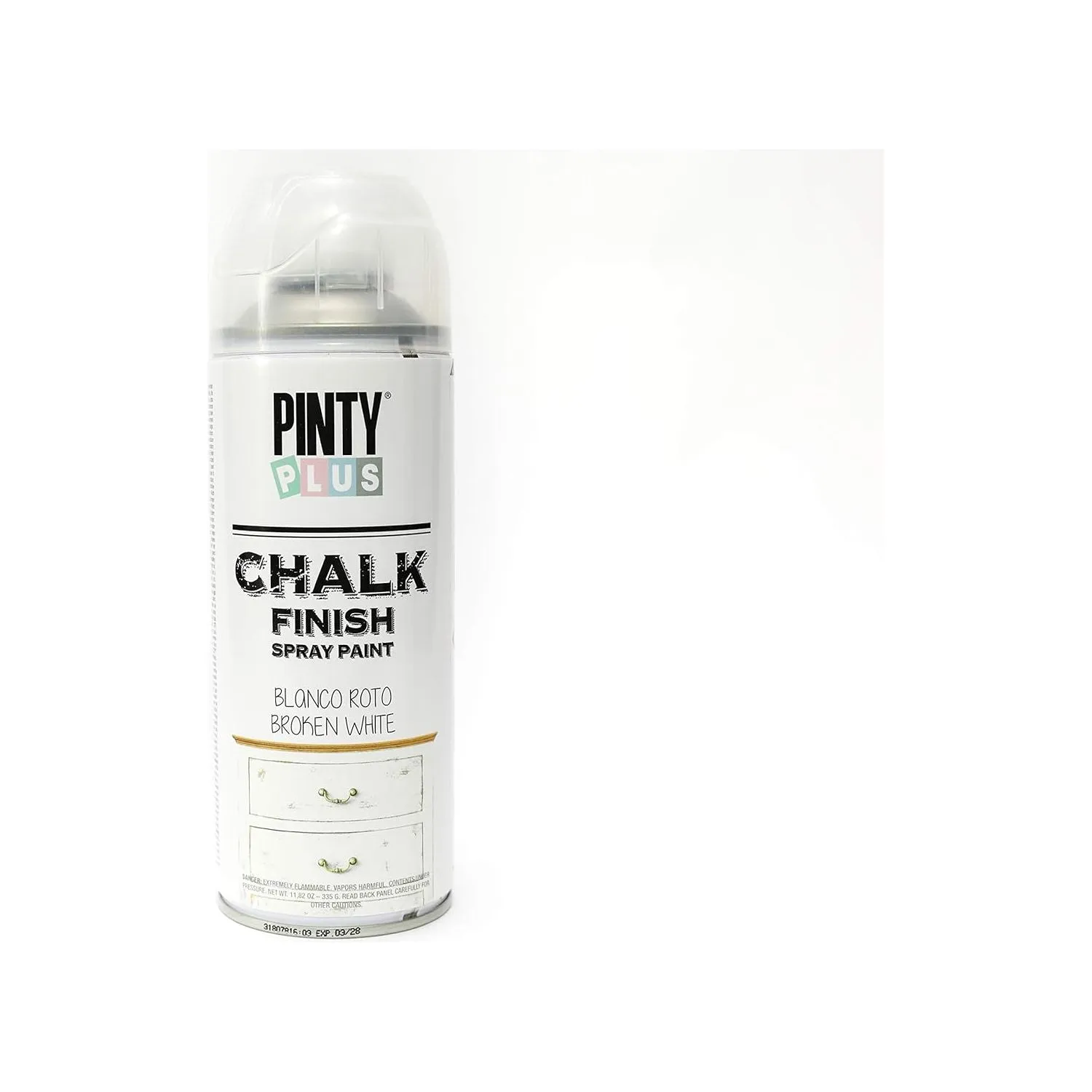 Matt White Chalk Finish Spray Paint Pintyplus