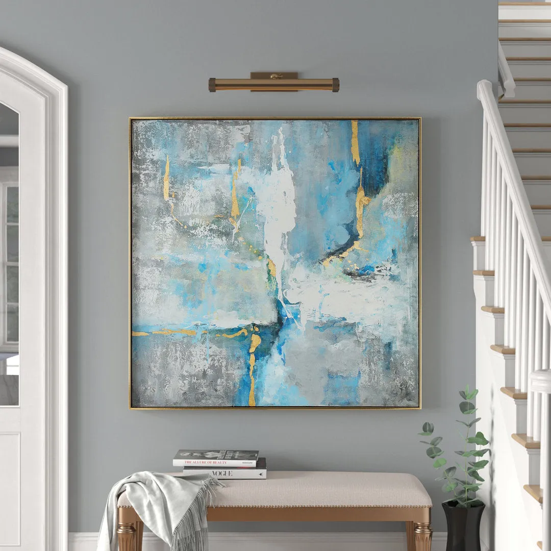 Mediterranean' Framed Print on Canvas Everly Quinn
