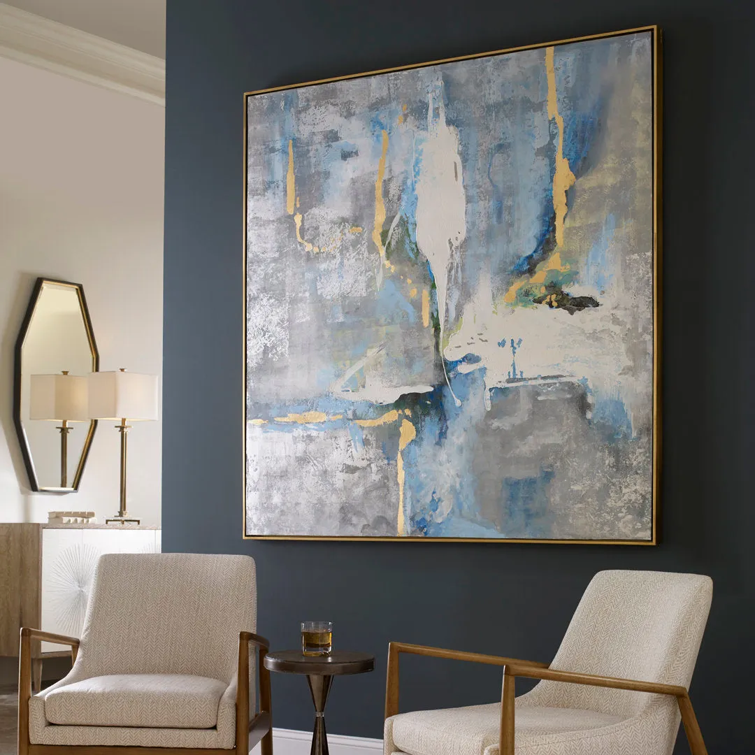 Mediterranean' Framed Print on Canvas Everly Quinn