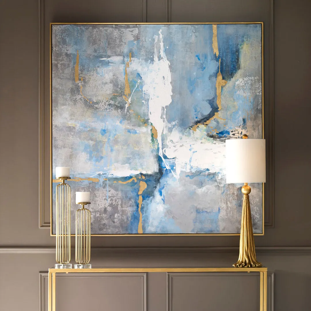 Mediterranean' Framed Print on Canvas Everly Quinn
