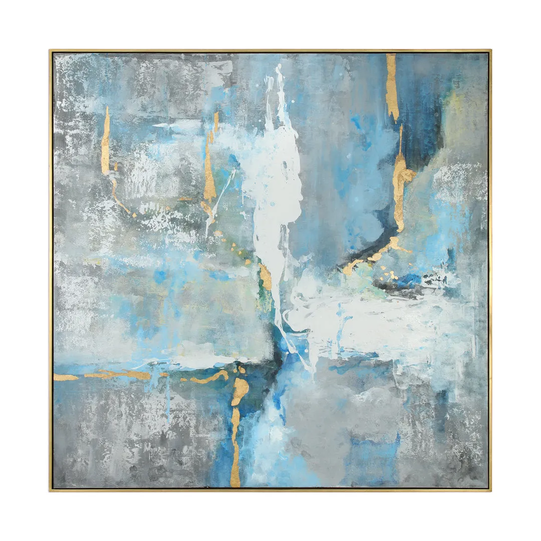 Mediterranean' Framed Print on Canvas Everly Quinn