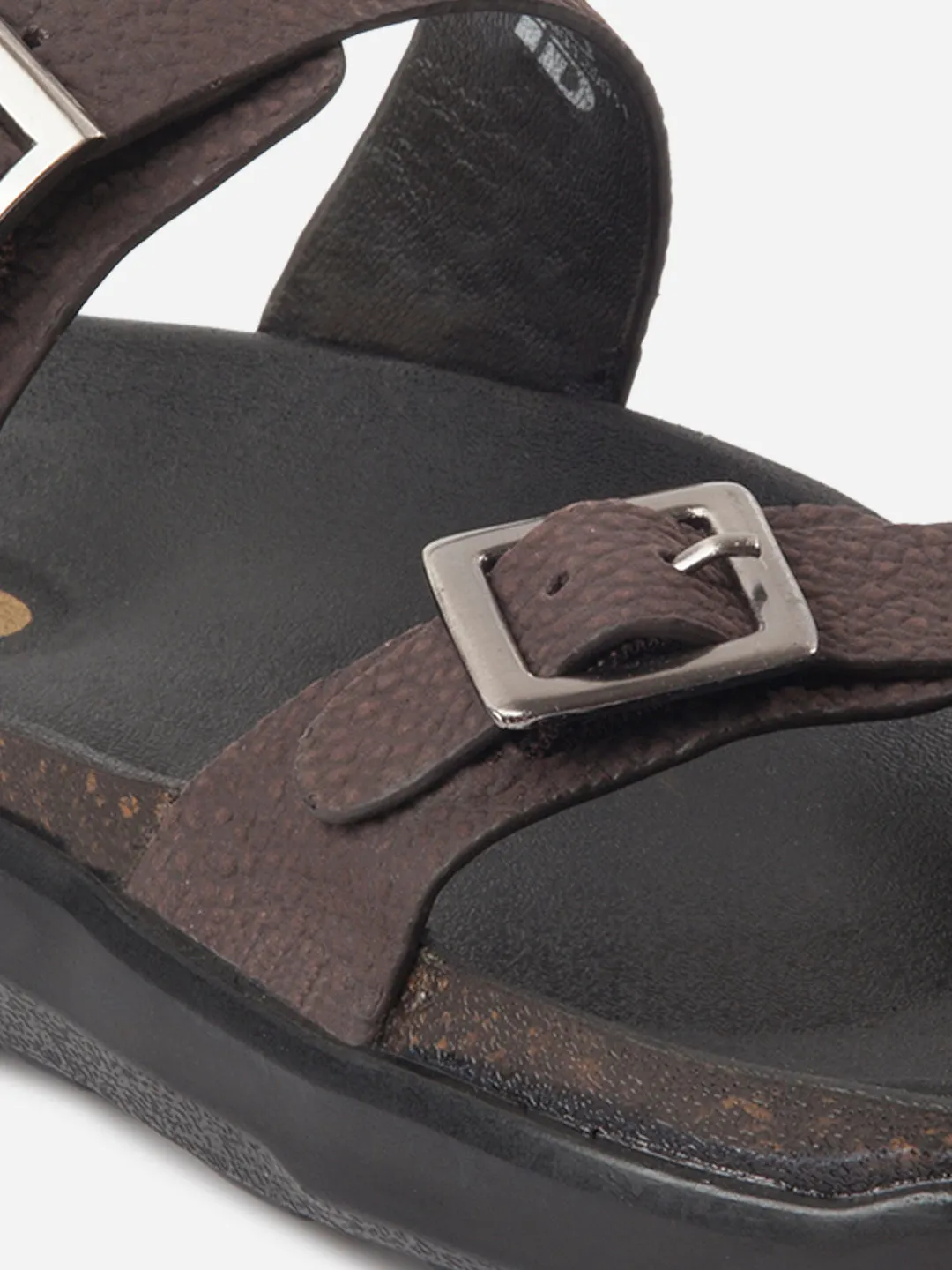 Men's Brown Strap Sandals (ID4270)