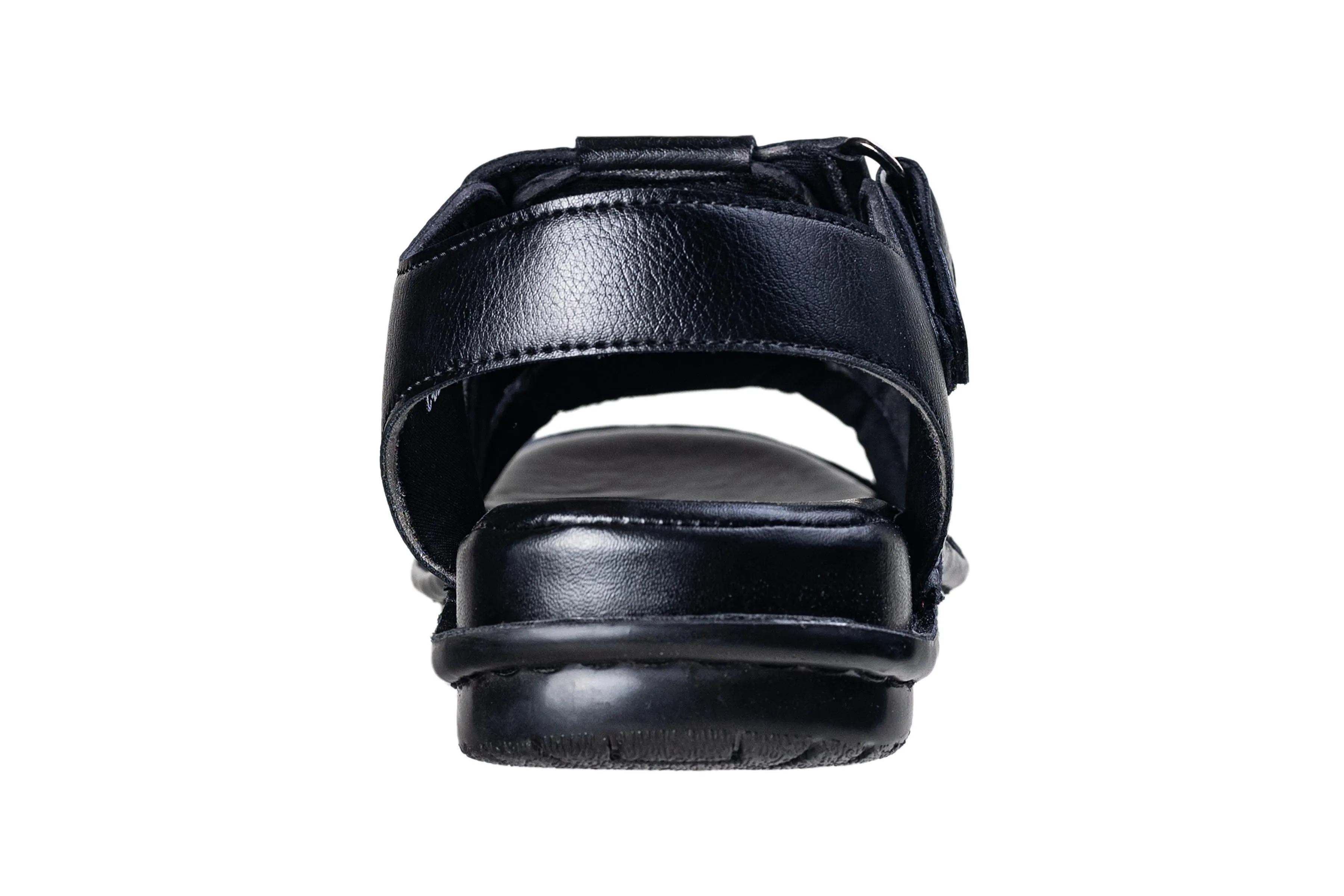 Michael Angelo Gents Black Sandal