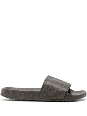 Michael Michael Kors Gilmore logo-print slides