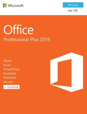 Microsoft Office 2016 Professional Plus (1PC)