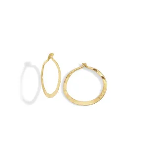 mini hammered hoops