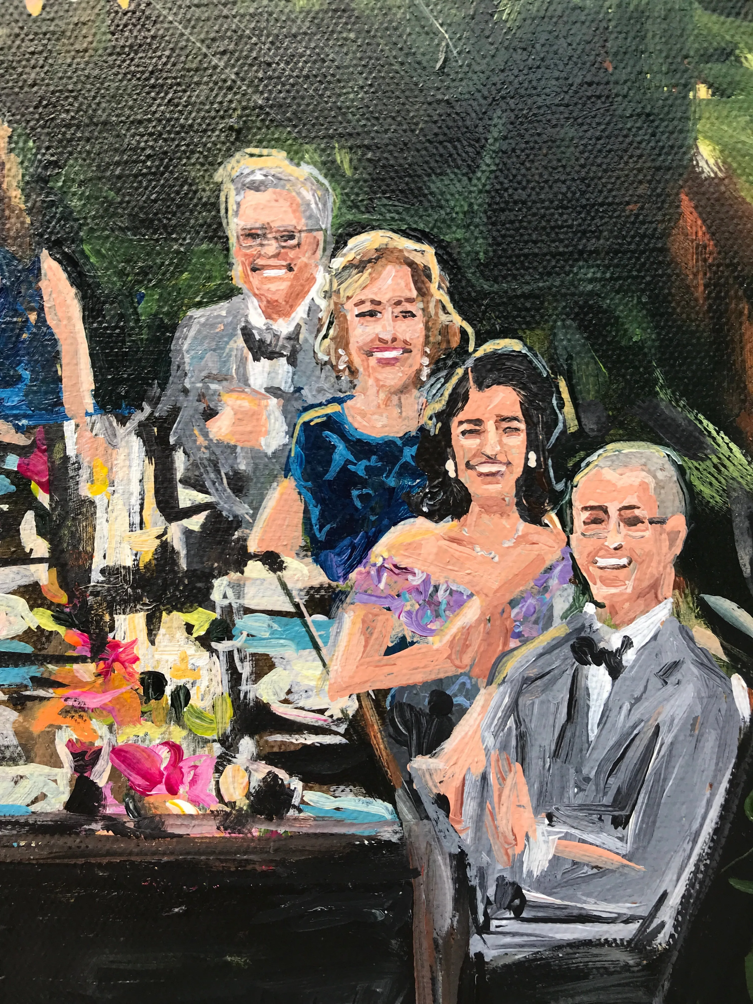 Nashville Urban Oasis Live Wedding Painter 2022