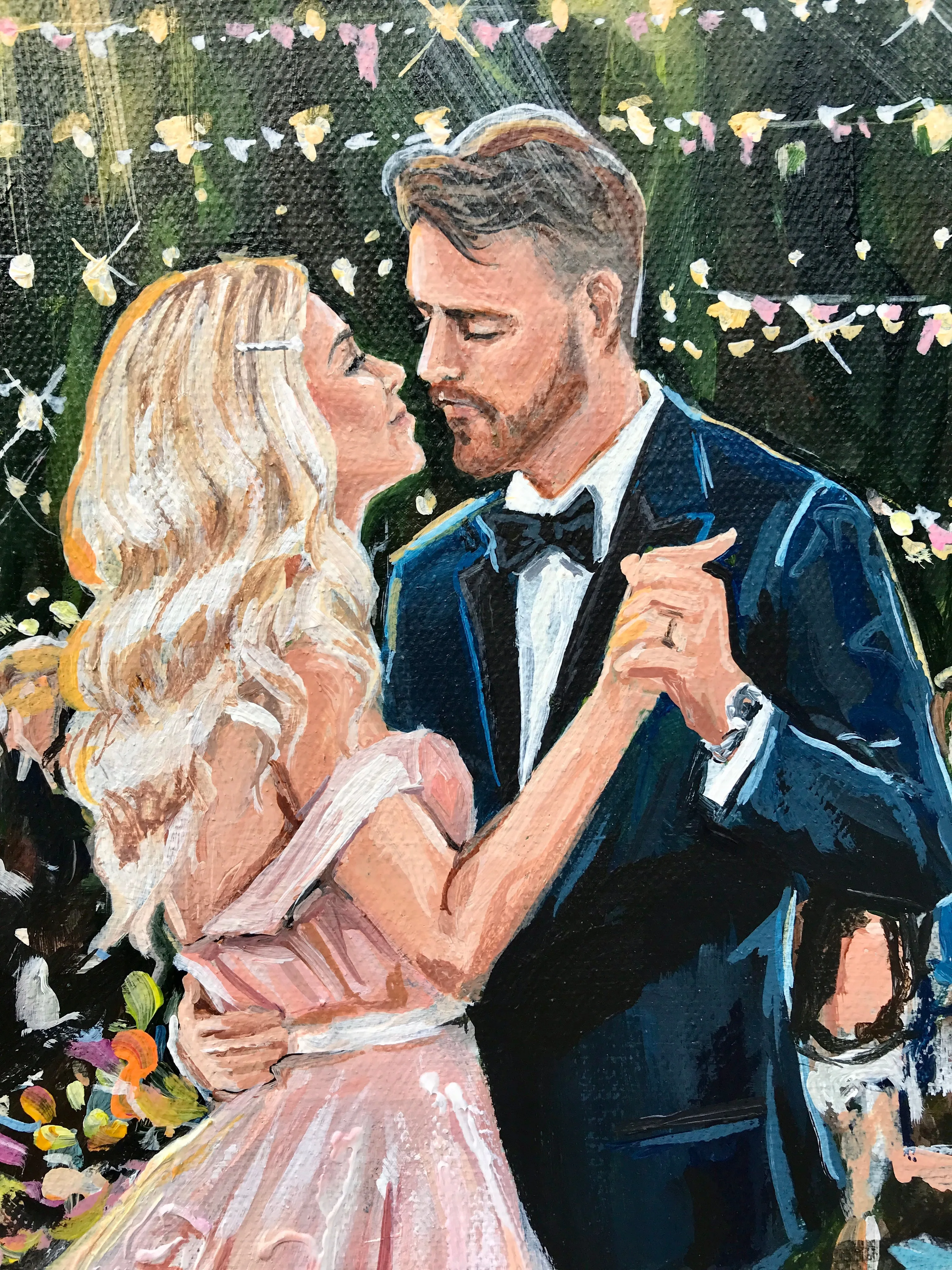 Nashville Urban Oasis Live Wedding Painter 2022