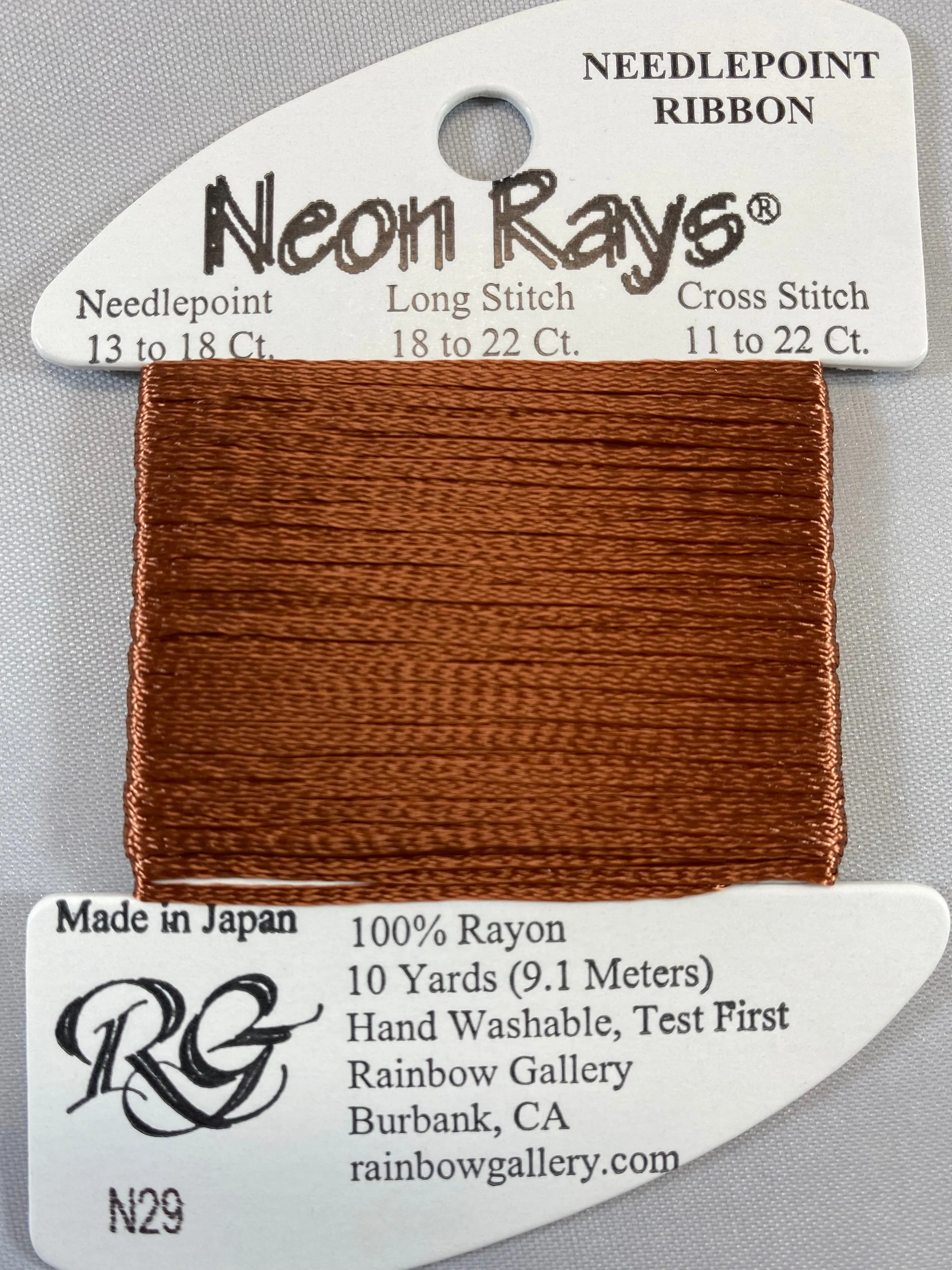 Neon Rays- Pinks, Reds, Greens, Yellows, Browns