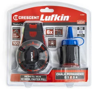 NEW!! Lufkin Professional Contractor Chalk & Reel 30m with HardMark Chalk (APEX)