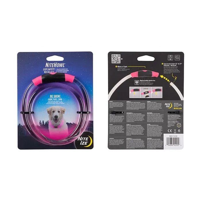 Niteize - NiteHowl LED Safety Necklace - Tie Dye Pink