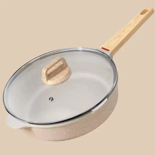 Non-Stick Wok with Steamer Basket – Multi-Use Iron Wok with Lid
