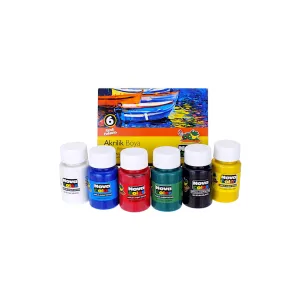Nova Color Acrylic Paint Set of 6 x 30 ml Jars