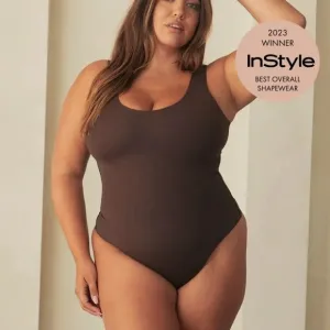 NWT Pinsy Scoop Tank Hourglass Thong Bodysuit Shapewear Size 2X
