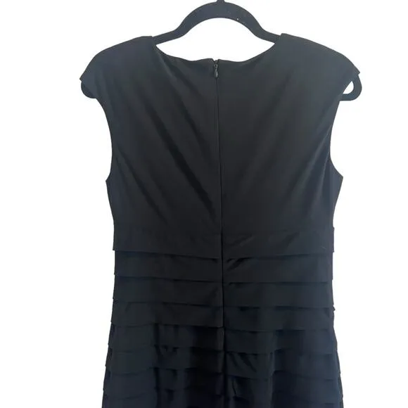 NWT Ralph Lauren Size 6 MRSP $130 Black Bodycon Dress Stretch
