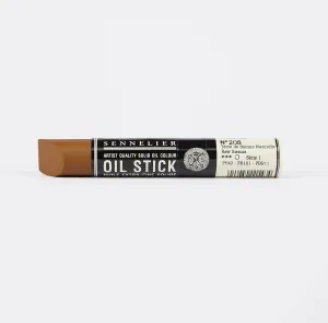 OIL PAINT - OIL STICK - Sennelier -  38ml 	-	208	-	Raw Sienna
