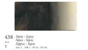 OIL PAINT - OIL STICK - Sennelier -  38ml 	-	438	-	Sepia