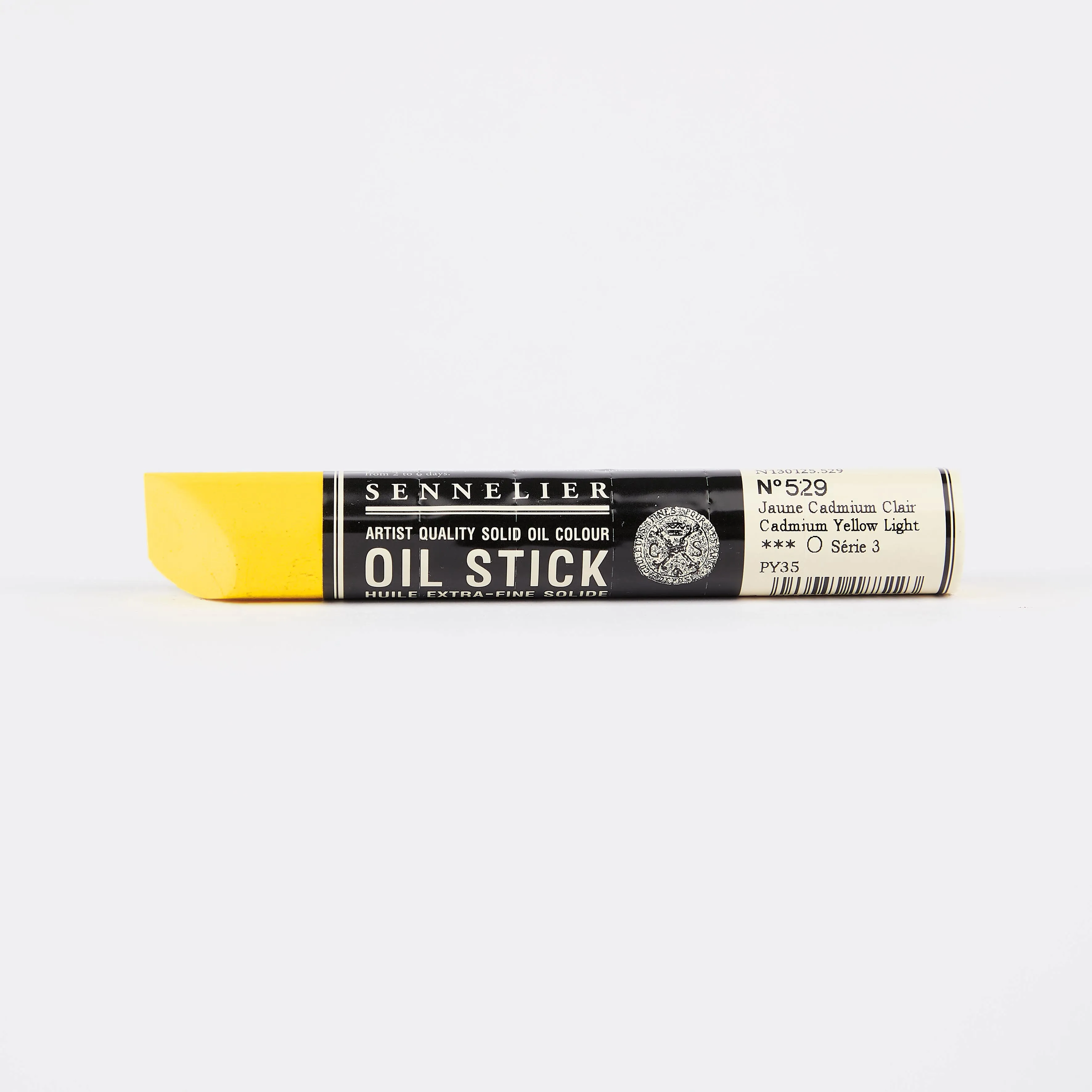 OIL PAINT - OIL STICK - Sennelier -  38ml 	-	529	-	Cadmium  Yellow Light