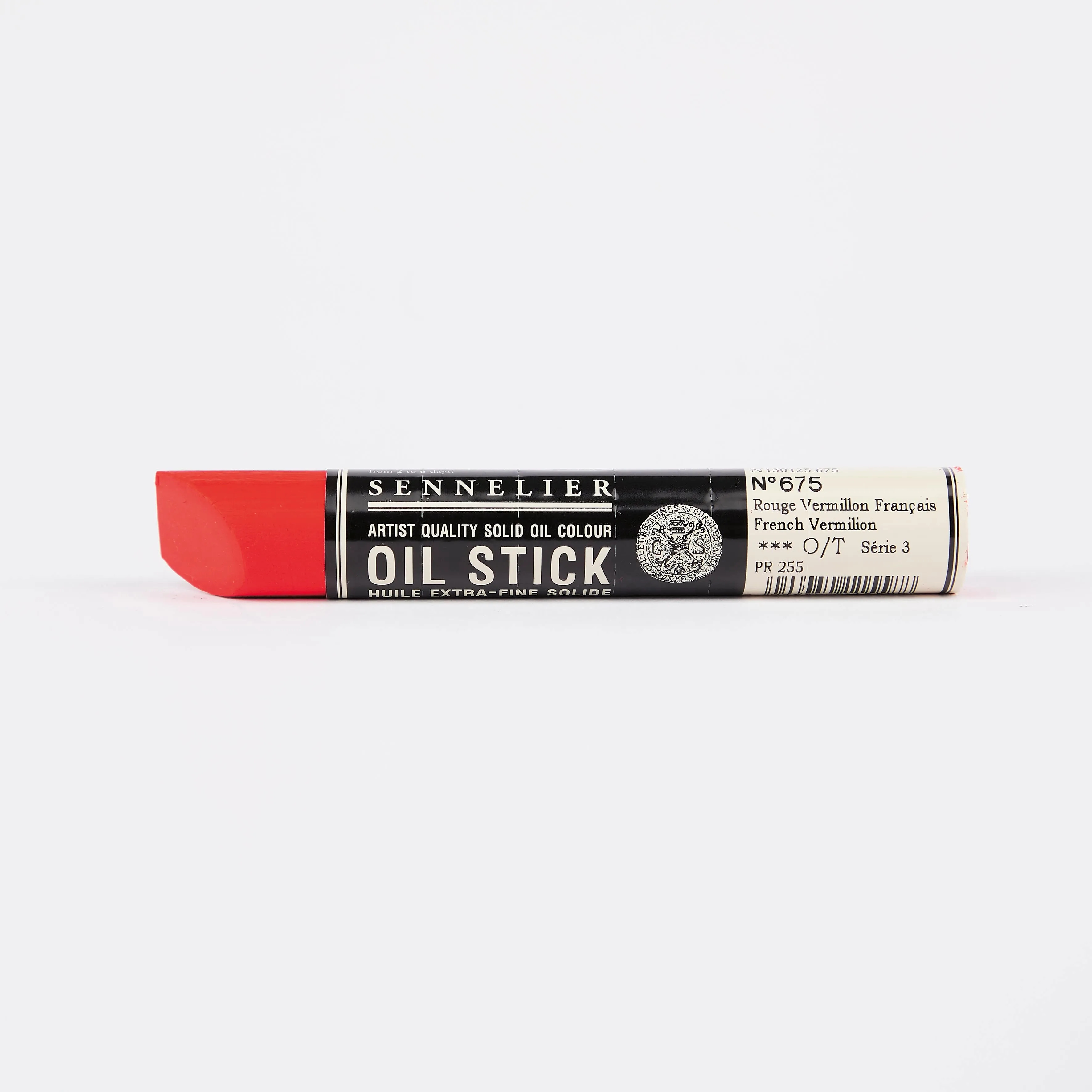 OIL PAINT - OIL STICK - Sennelier -  38ml 	-	675	-	French Vermillion Red
