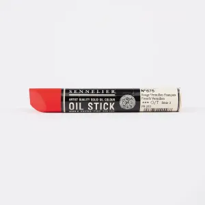 OIL PAINT - OIL STICK - Sennelier -  38ml 	-	675	-	French Vermillion Red