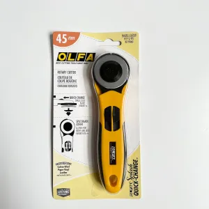 Olfa Quick-Change Rotary Cutter - 45 mm
