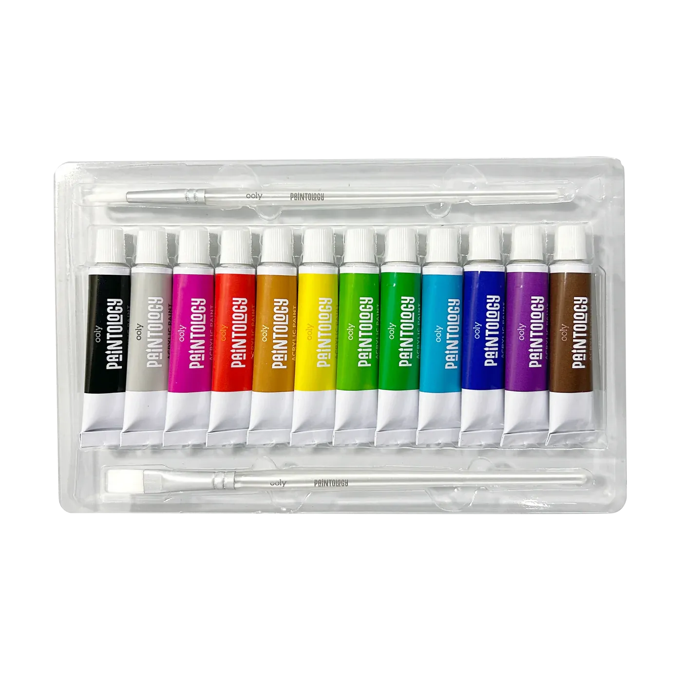 Ooly Paintology Acrylic Paint Set - Classic Colors - Set of 12