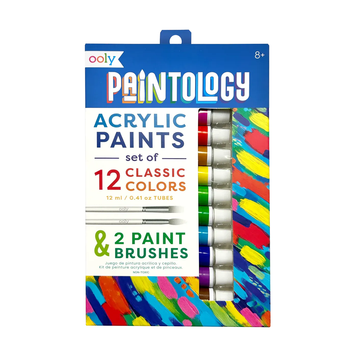 Ooly Paintology Acrylic Paint Set - Classic Colors - Set of 12