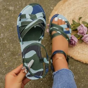 Open Toe Flats Sandals