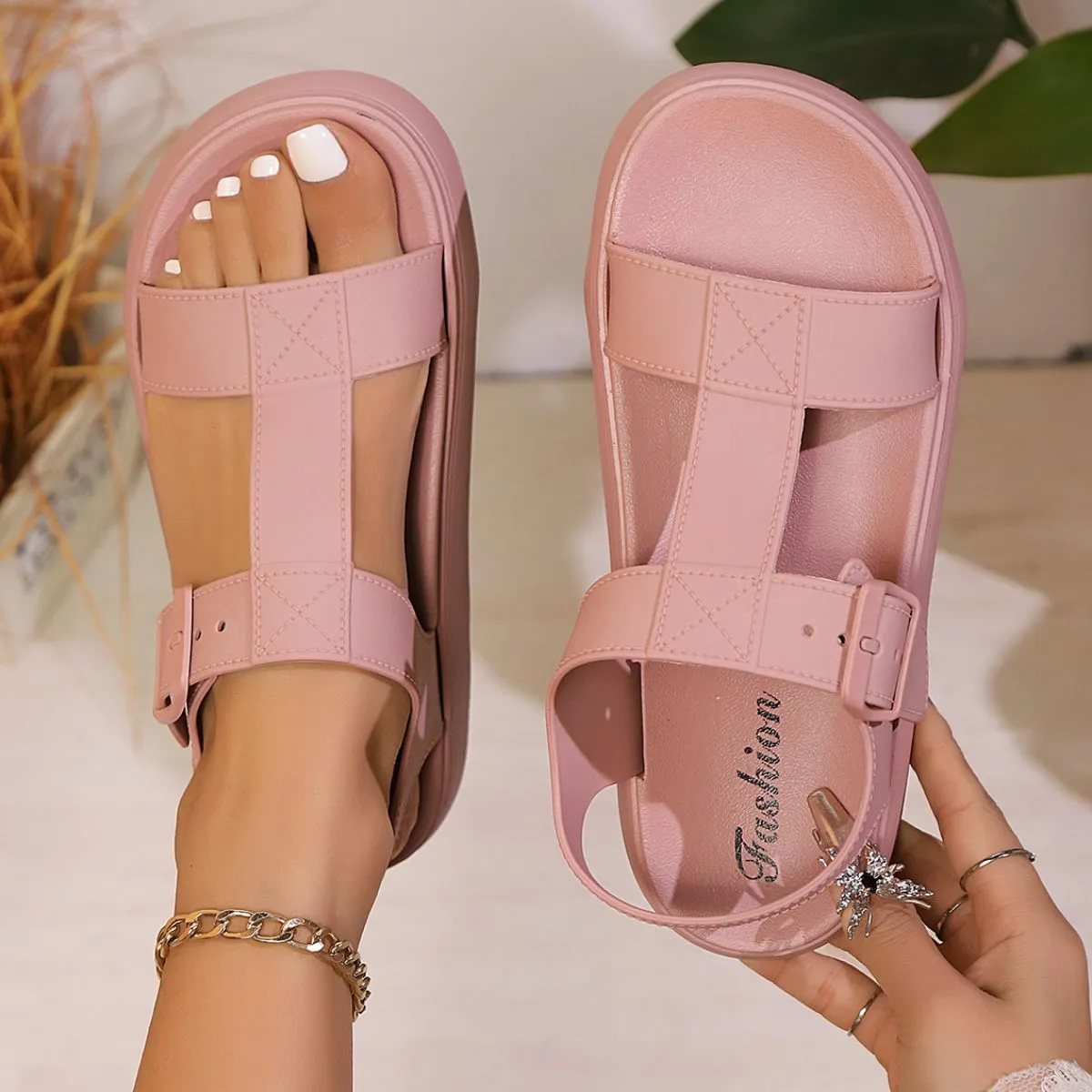 Open Toe Platform Sandals