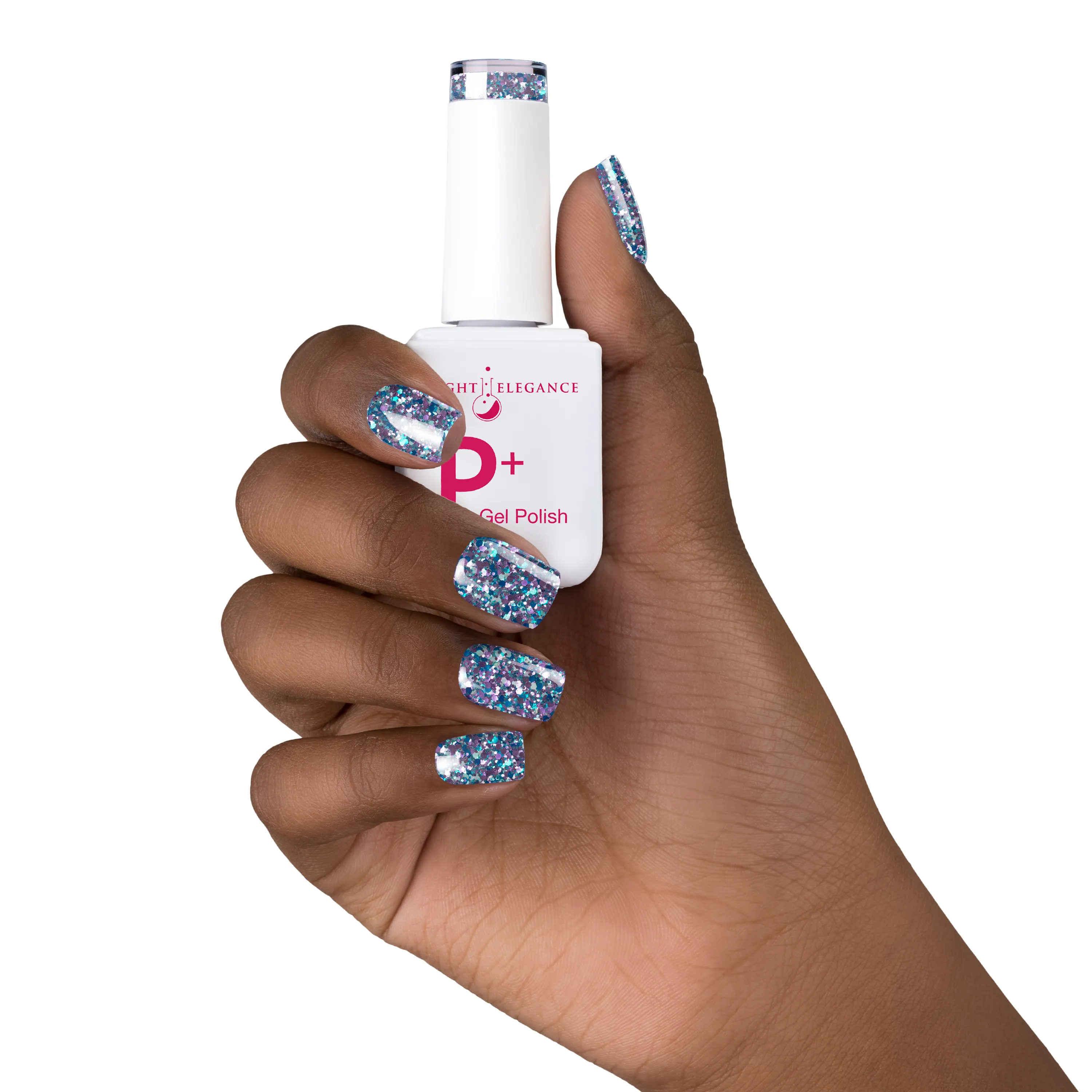P  Bratty Blue Glitter Gel Polish