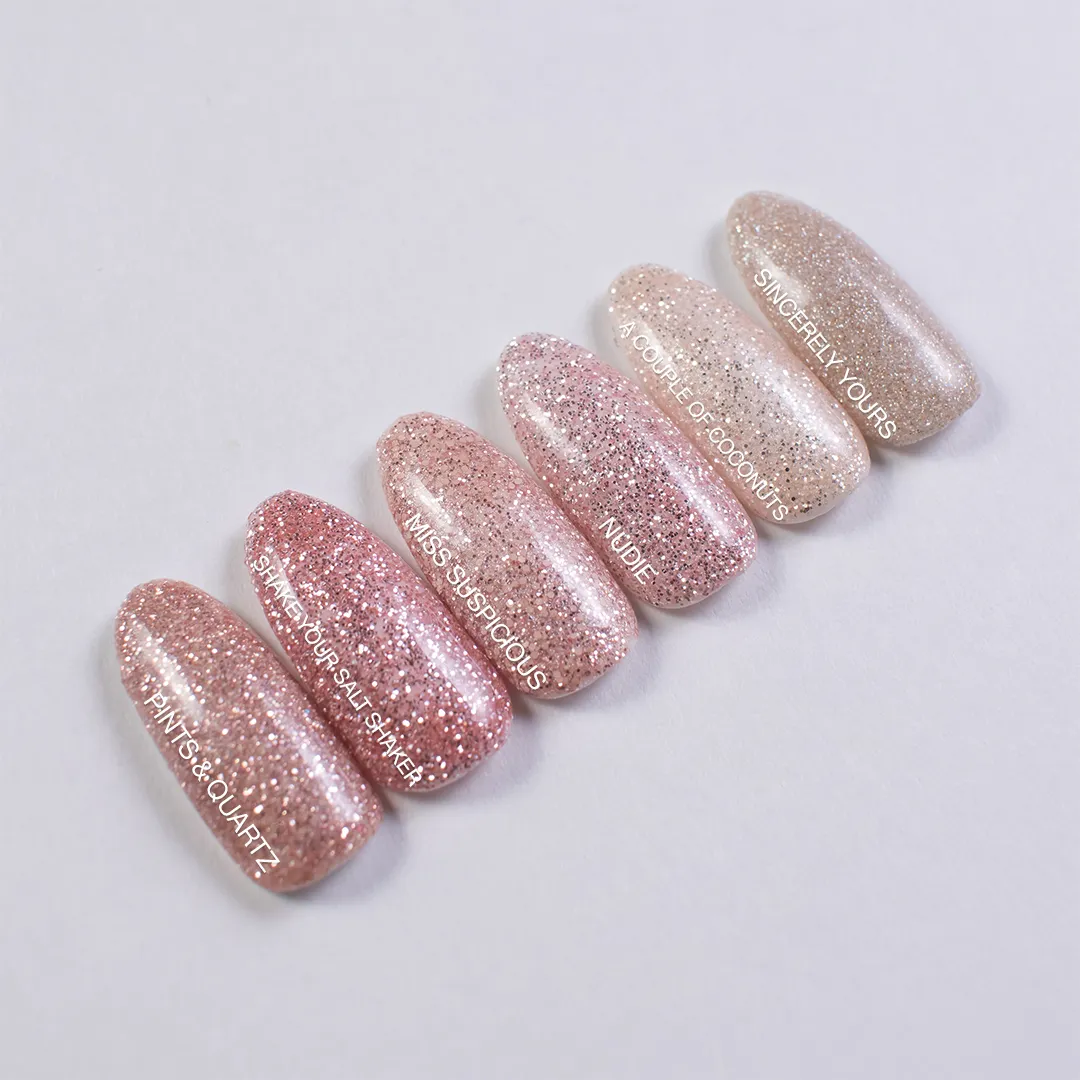 P  Pints & Quartz Glitter Gel Polish